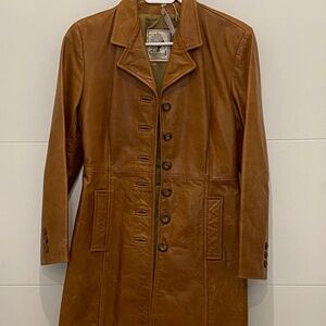 Vintage Leather Coat from London - 8 UK